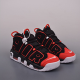 Nike Air More Uptempo  (Black/University Red/White)
