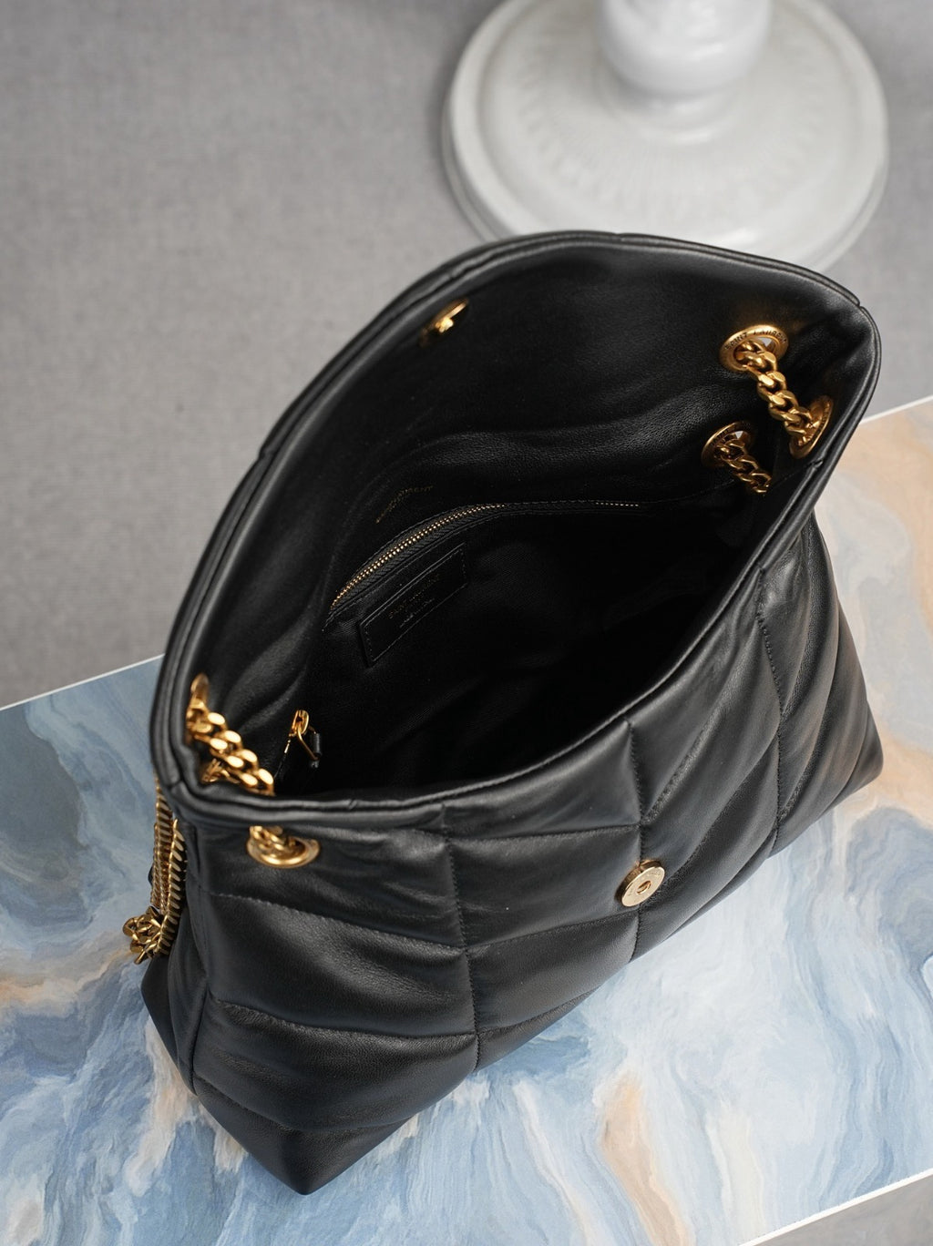 Yves Saint Laurent Lou Lou Puffer Black