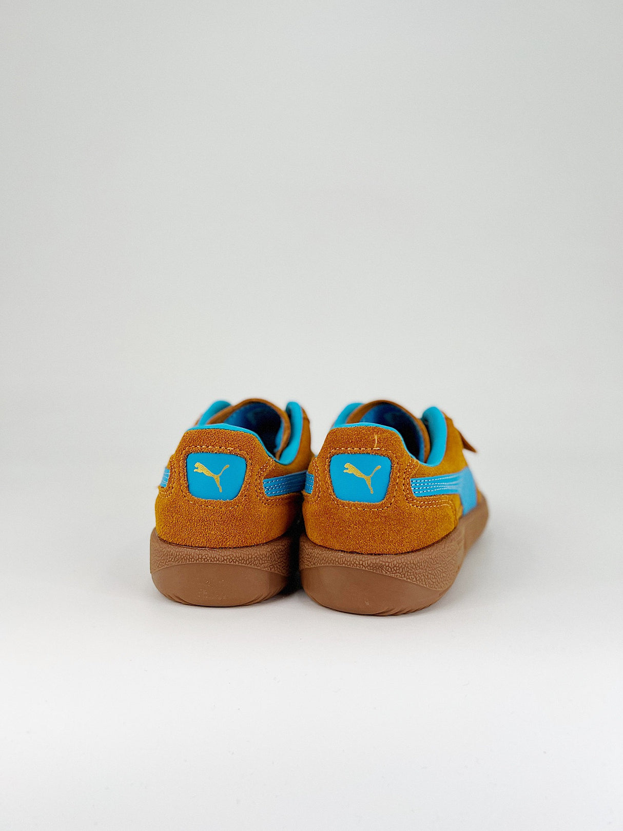 Puma Palermo Dark Cheddar Bright Aqua Orange Gold