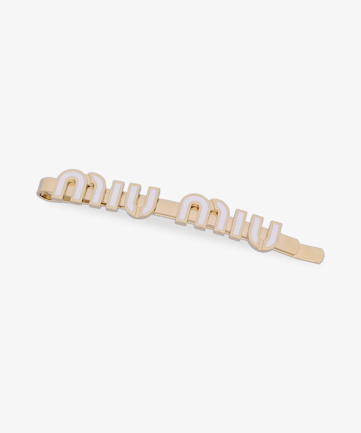 Hairclip Miu Miu White