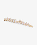 Hairclip Miu Miu White