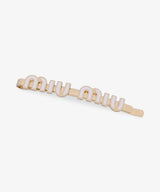 Hairclip Miu Miu White