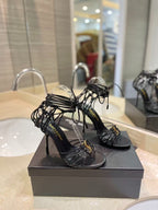 Saint Laurent Opyum Sandal Black