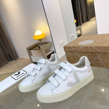 Veja Esplar Leather Cream White