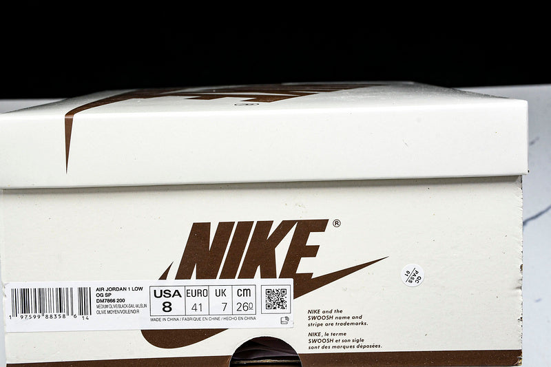 Jordan 1 Retro Low OG SP Travis Scott Medium Olive