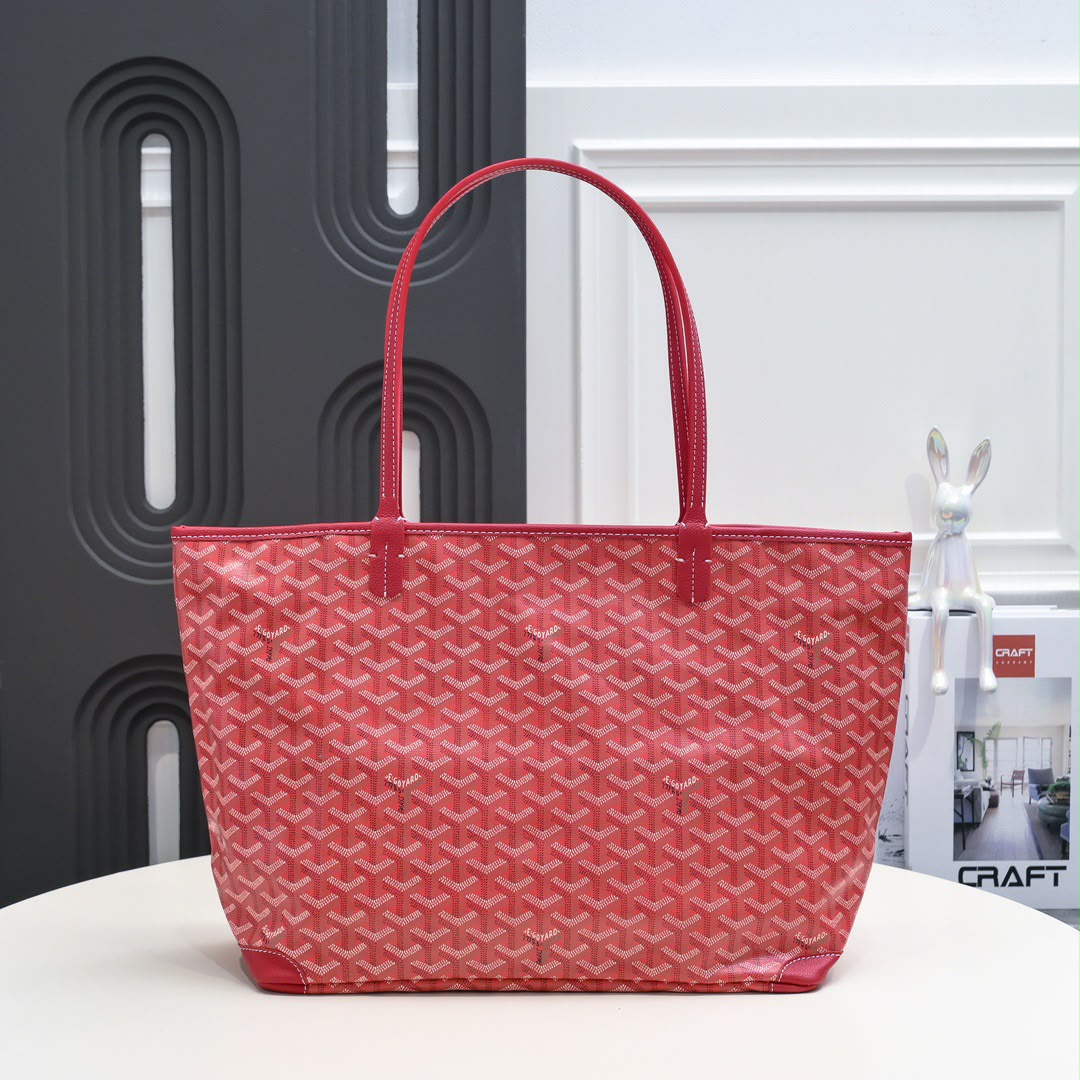 Bag Goyard Saint Louis Tote Red