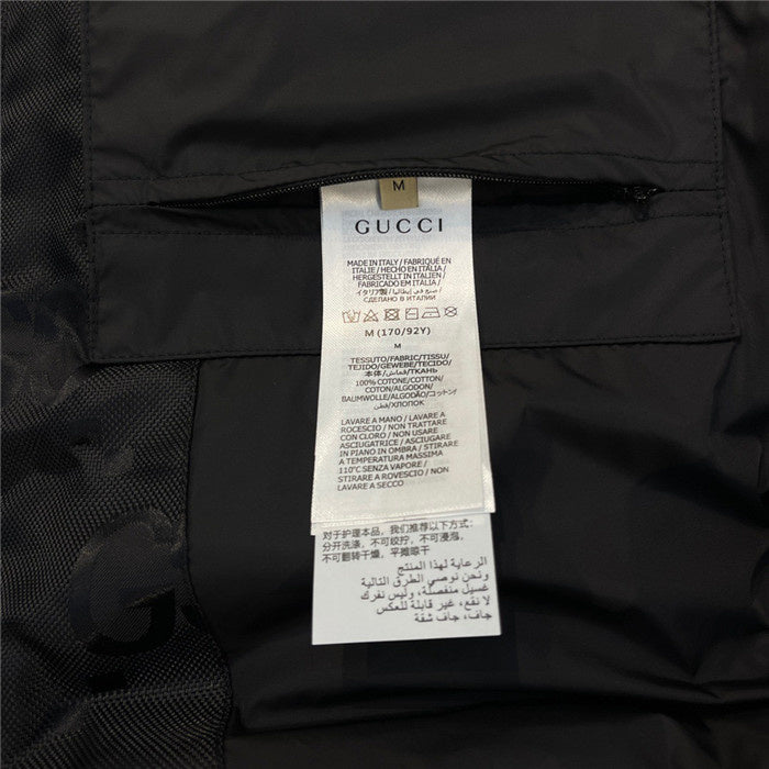 Jaqueta Puffer Gucci Jumbo GG Nylon Canvas