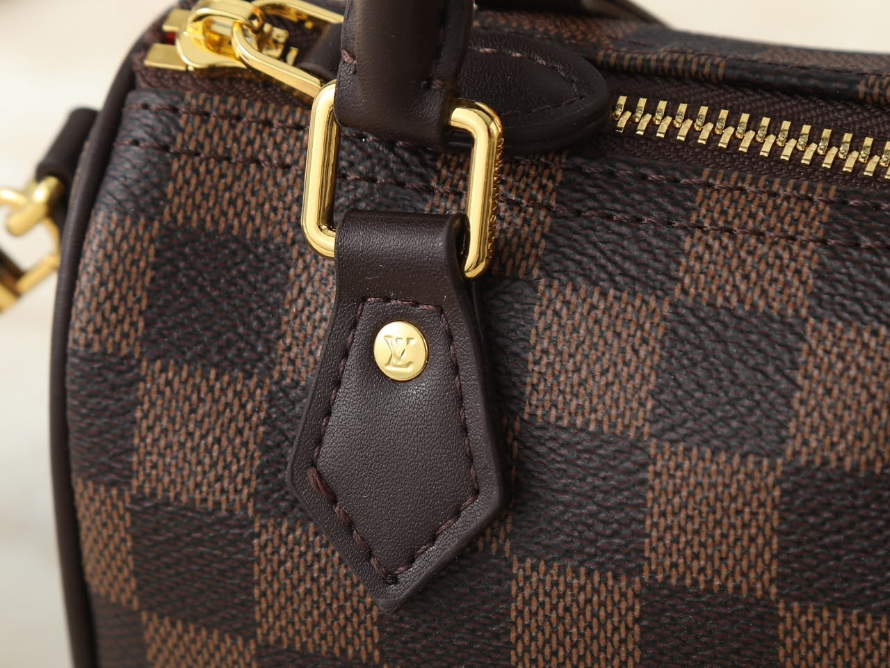 Louis Vuitton Nano Speedy Canvas Damier Ébène