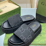 Gucci Angelina Platform Sandal Black