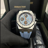 Relógio Audemars Piguet Royal Oak Chronograph Stainless Steel Blue Dial