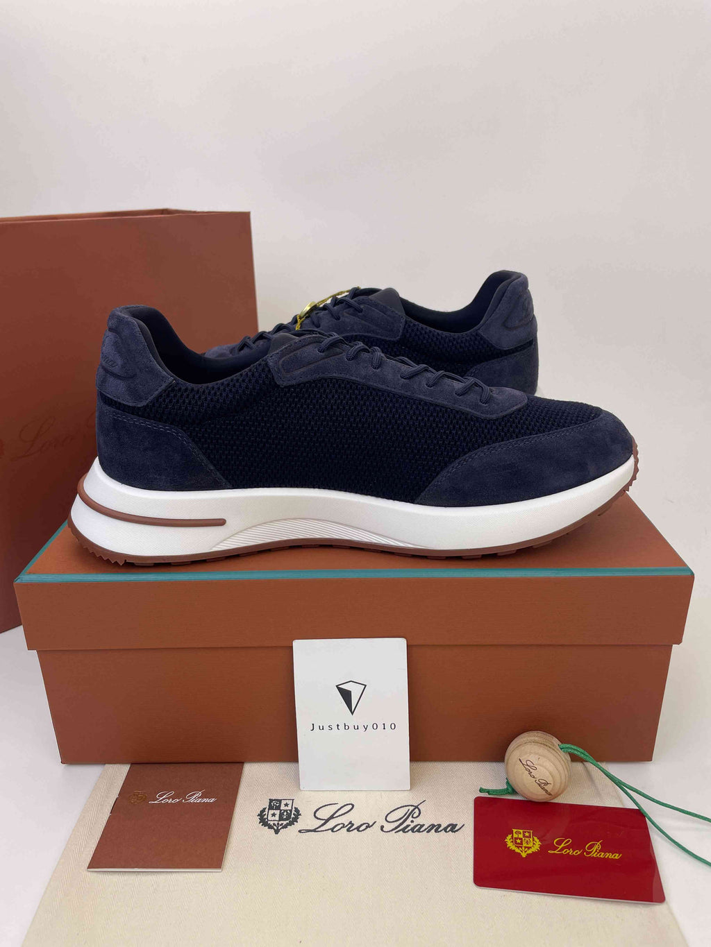 Loro Piana 360 Flexy Walk Knit Navy