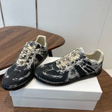 Maison Margiela Replica Low "Grafit Paint" White/Black
