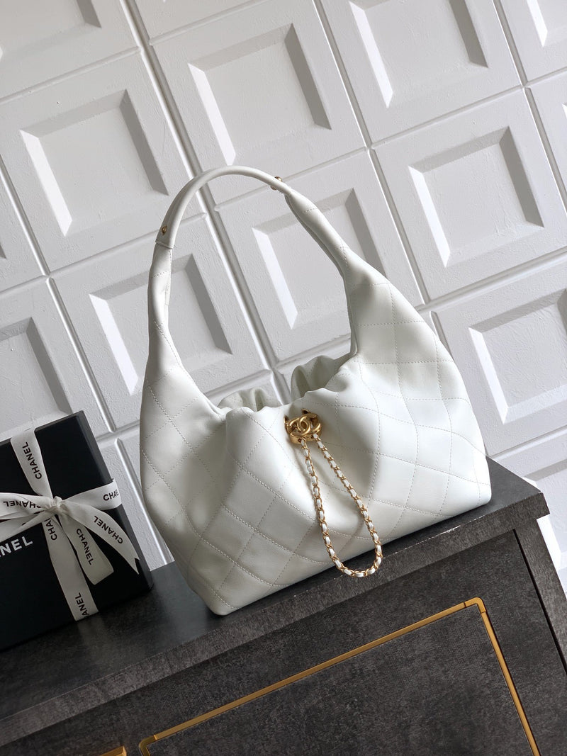 Chanel Hobo Bag White
