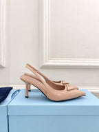 Prada Scarpin Slingback beige