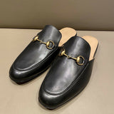 Gucci Princetown Slipper Black Leather.