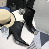Ysl Saint Laurent Paris Black High Heeled