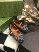 Sapatilha Gucci GG Canvas Azul Infantil