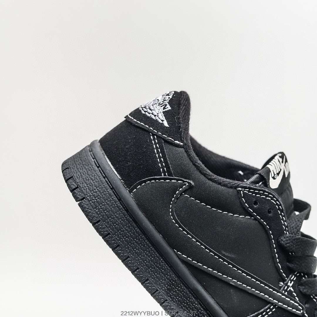 Jordan 1 Retro  x Travis Scott Black Infantil