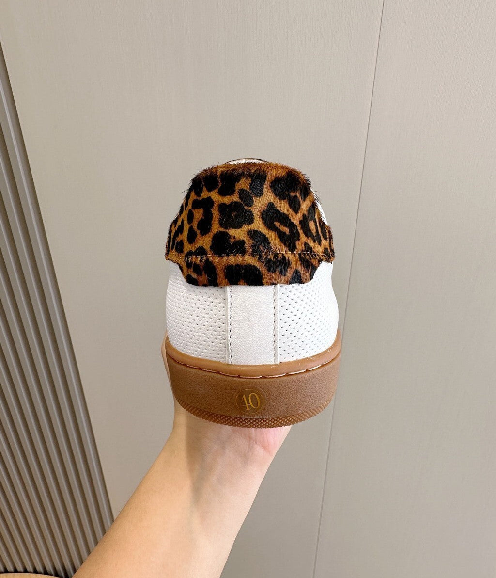 TÊNIS YVES SAINT LAURENT MESH AND LEATHER SNEAKERS LACE-UP