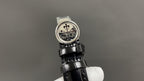 Patek Philippe Calatrava "Officer's Case" Silver Opaline Dial Bracelet Black