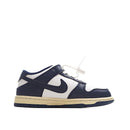 Tênis Nike SB Dunk Low Midnight Navy and White Infantil