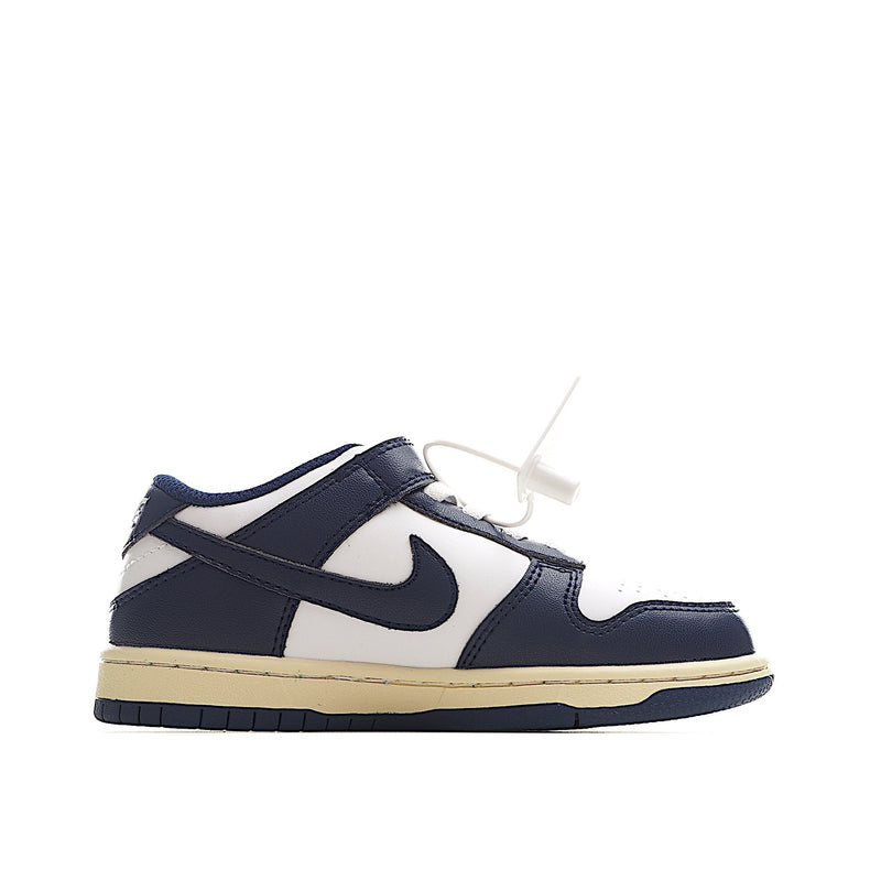 Tênis Nike SB Dunk Low Midnight Navy and White Infantil