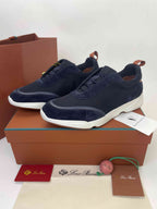 Loro Piana Modular Walk Sneaker Navy Blue .