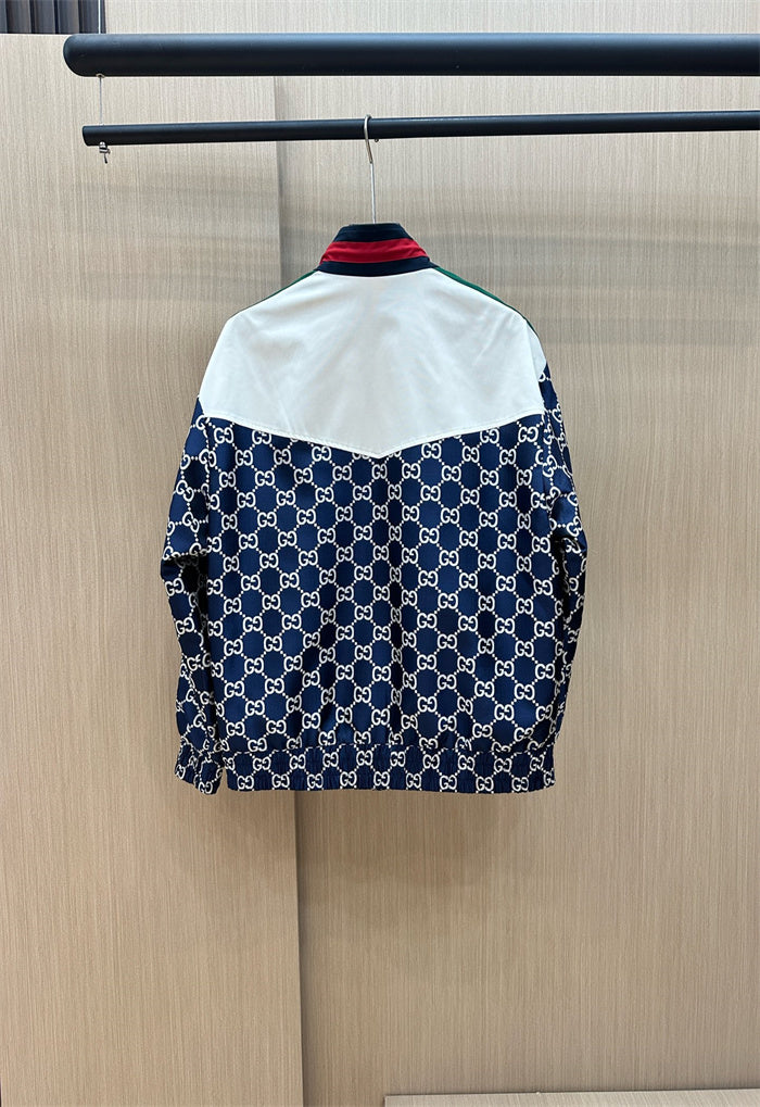 Jaqueta Corta-Vento Gucci GG Monogram Color-Block