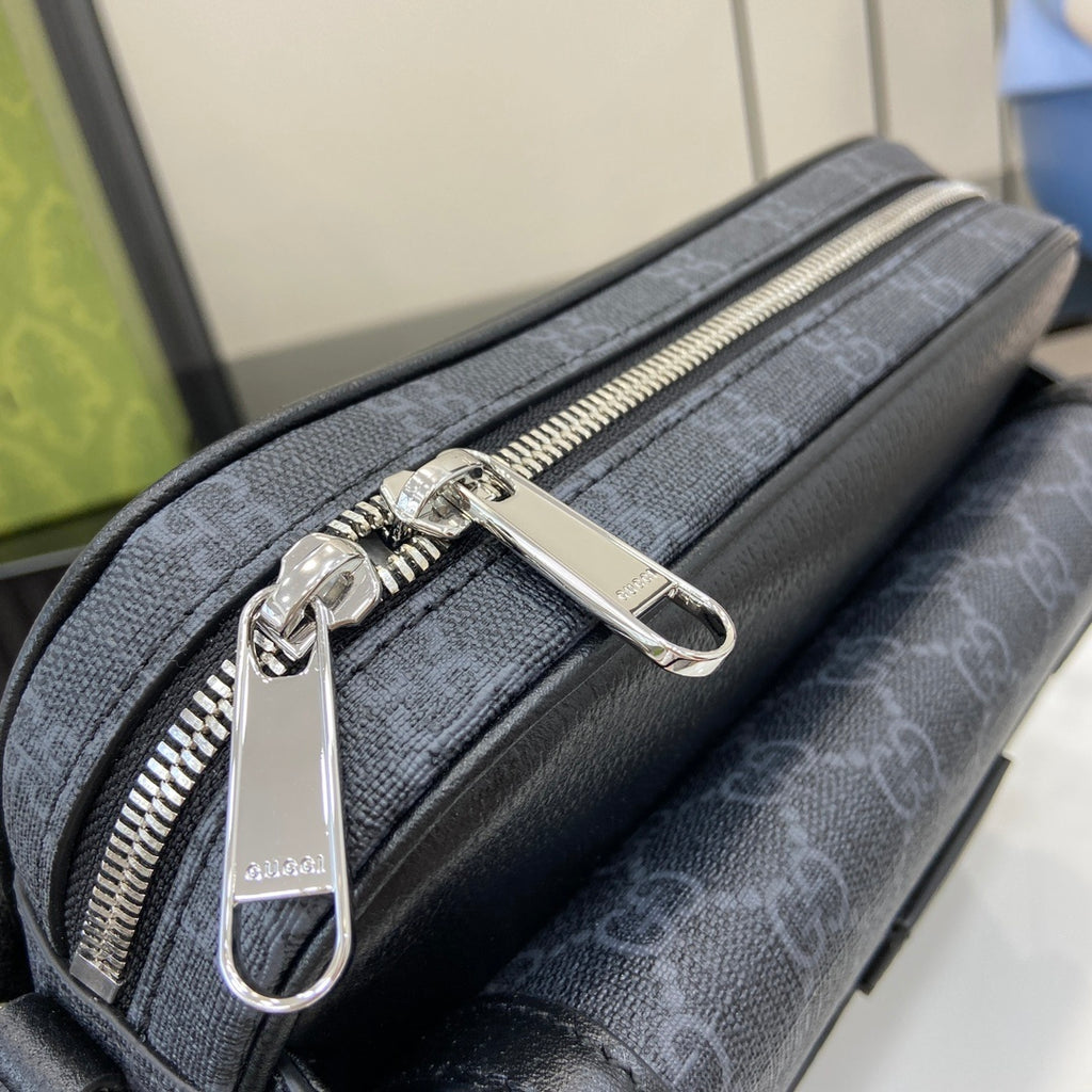 Gucci Small GG Crossbody Bag Black
