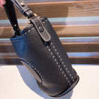 Delvaux Pin Mini Bucket Black