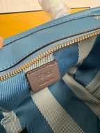 Fendi Roll Tote Mini FF Blue