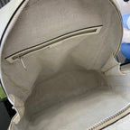 Gucci Medium GG Supreme Backpack White