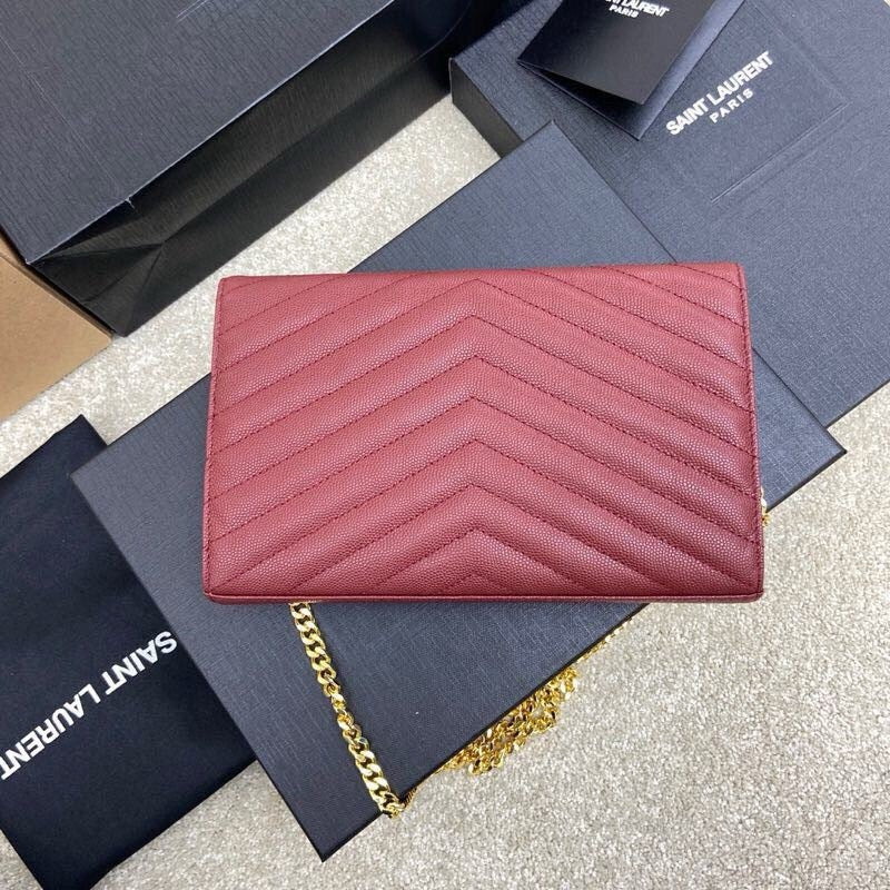Saint Laurent Shoulder Bag red