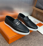HERMES LOAFER Couro black
