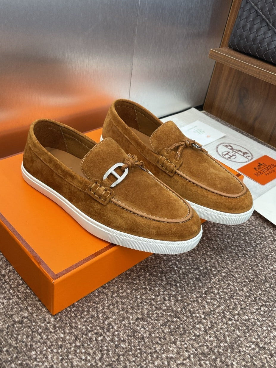 HERMES LOAFER Brown