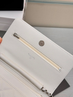 Bolsa Chanel CC Woc Lambskin White.