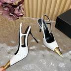 Saint Laurent Scarpin Slingback Jeanne White