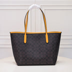 Coach City Tote Varsity Signature Canvas Brown / Yellow