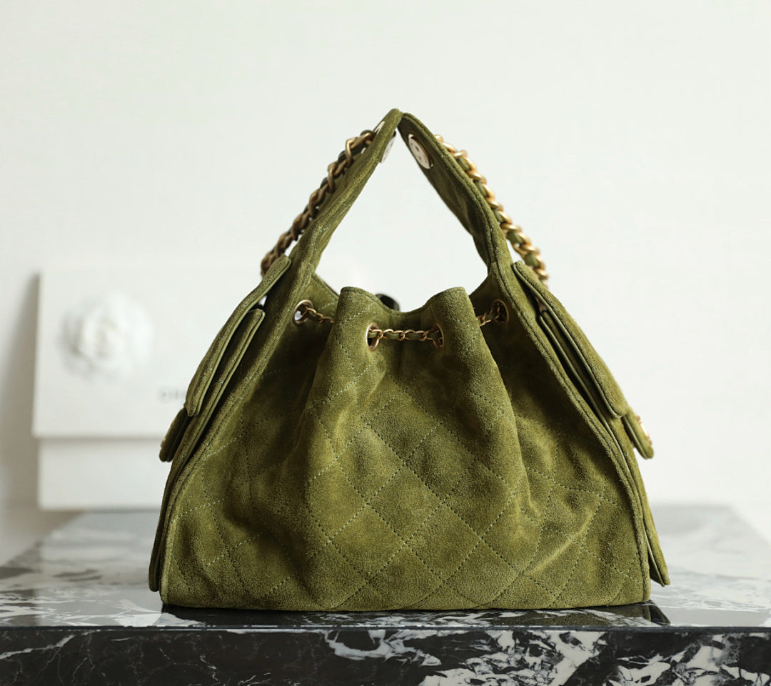 Bolsa Hobo  Chanel 25 Green