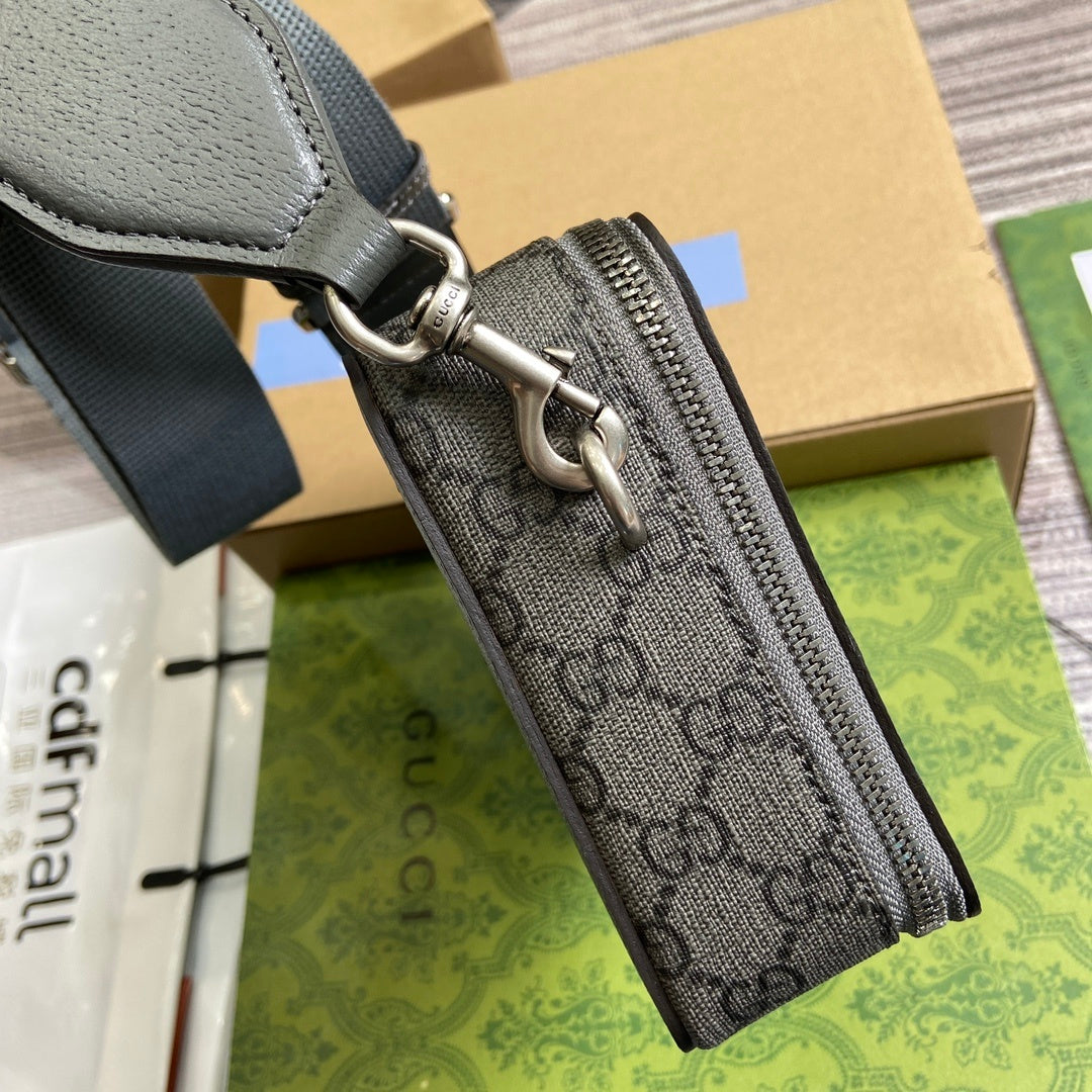 Gucci Ophidia Travel Case Bag Gray