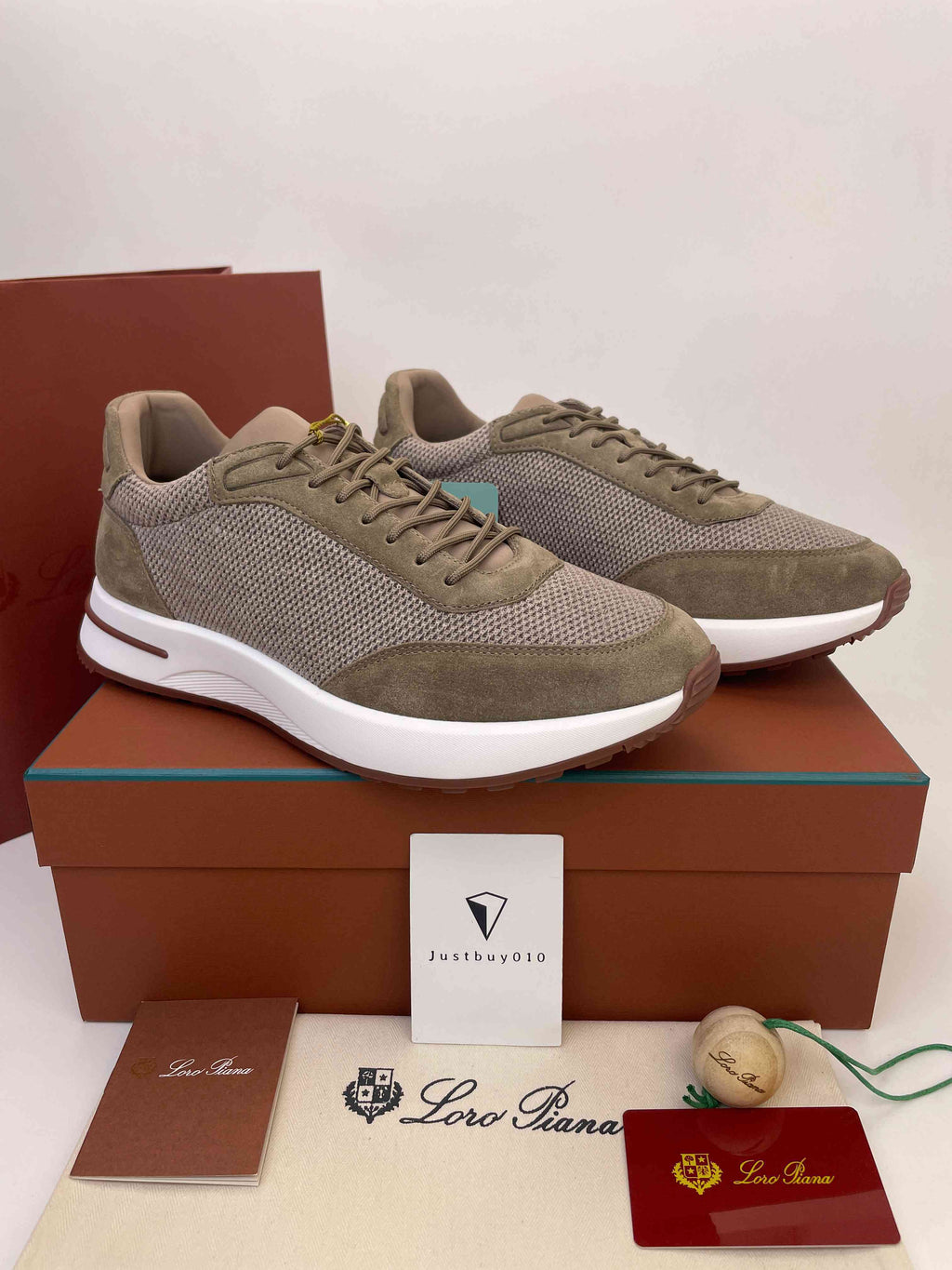 Loro Piana 360 Flexy Walk Knit Sand