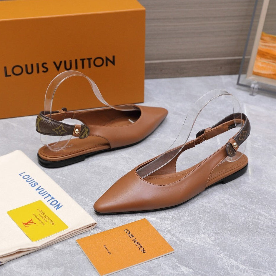 Louis Vuitton Ballerina Legacy Slingback Brown