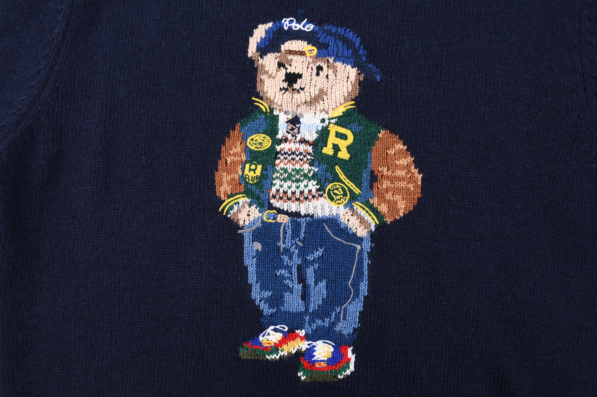 Polo Ralph Lauren Suéter de Tricô Varsity Polo Bear