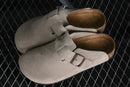 Birkenstock Boston Soft Footbed Suede Taupe