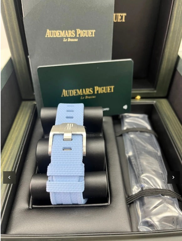 Relógio Audemars Piguet Royal Oak Chronograph Stainless Steel Blue Dial