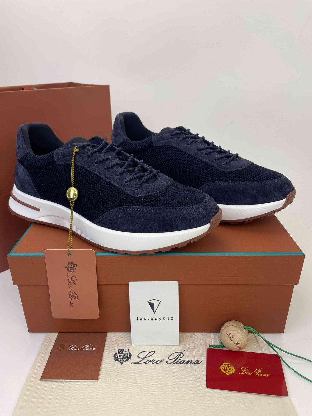Loro Piana 360 Flexy Walk Knit Navy