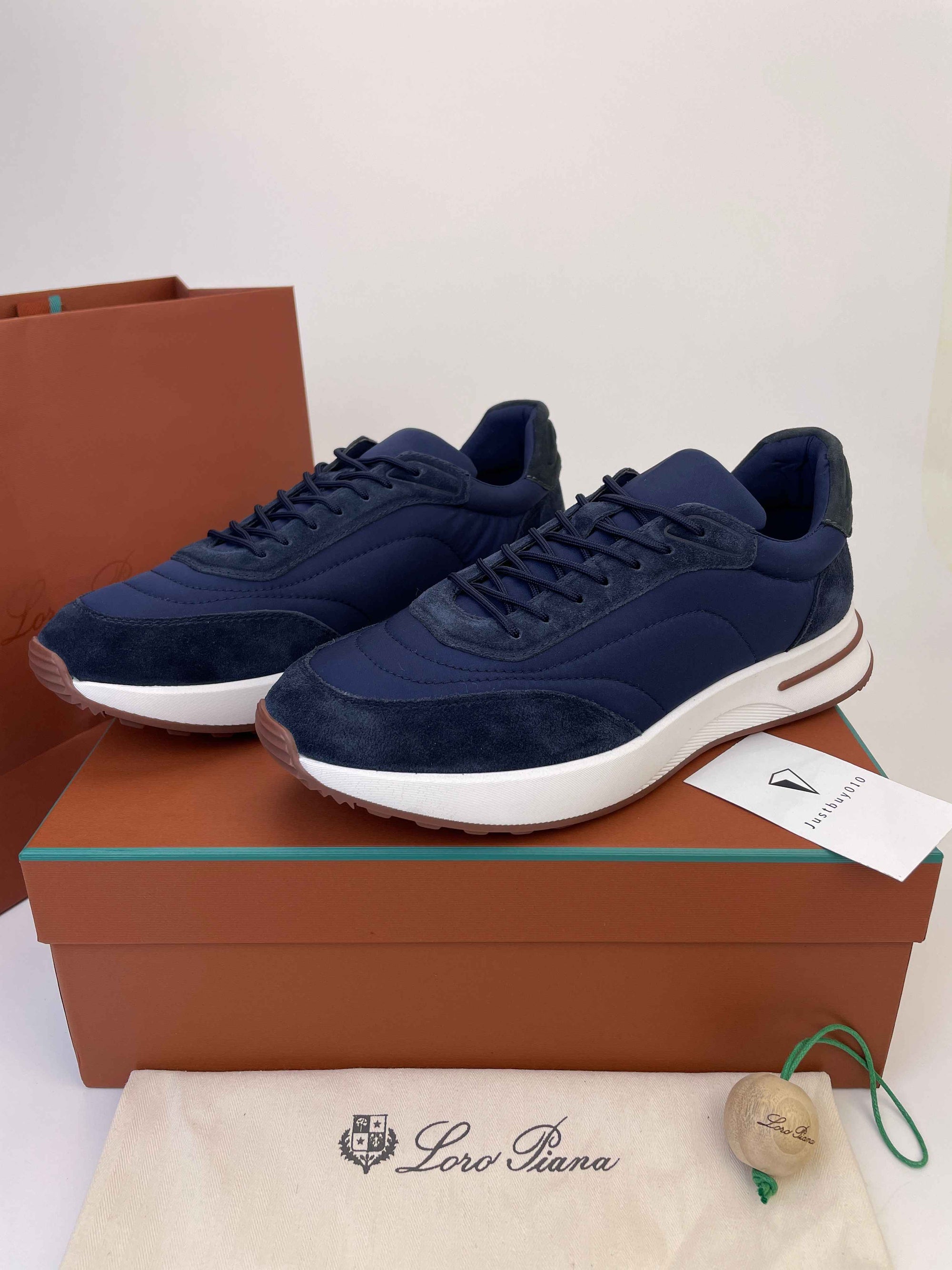 Loro Piana Weekend Walk Evo Tech Navy.