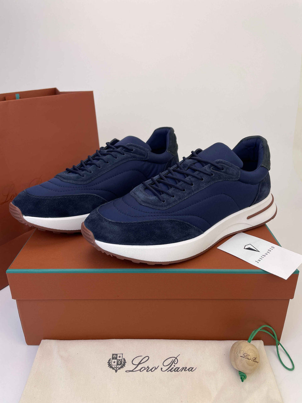 Loro Piana Weekend Walk Evo Tech Navy.