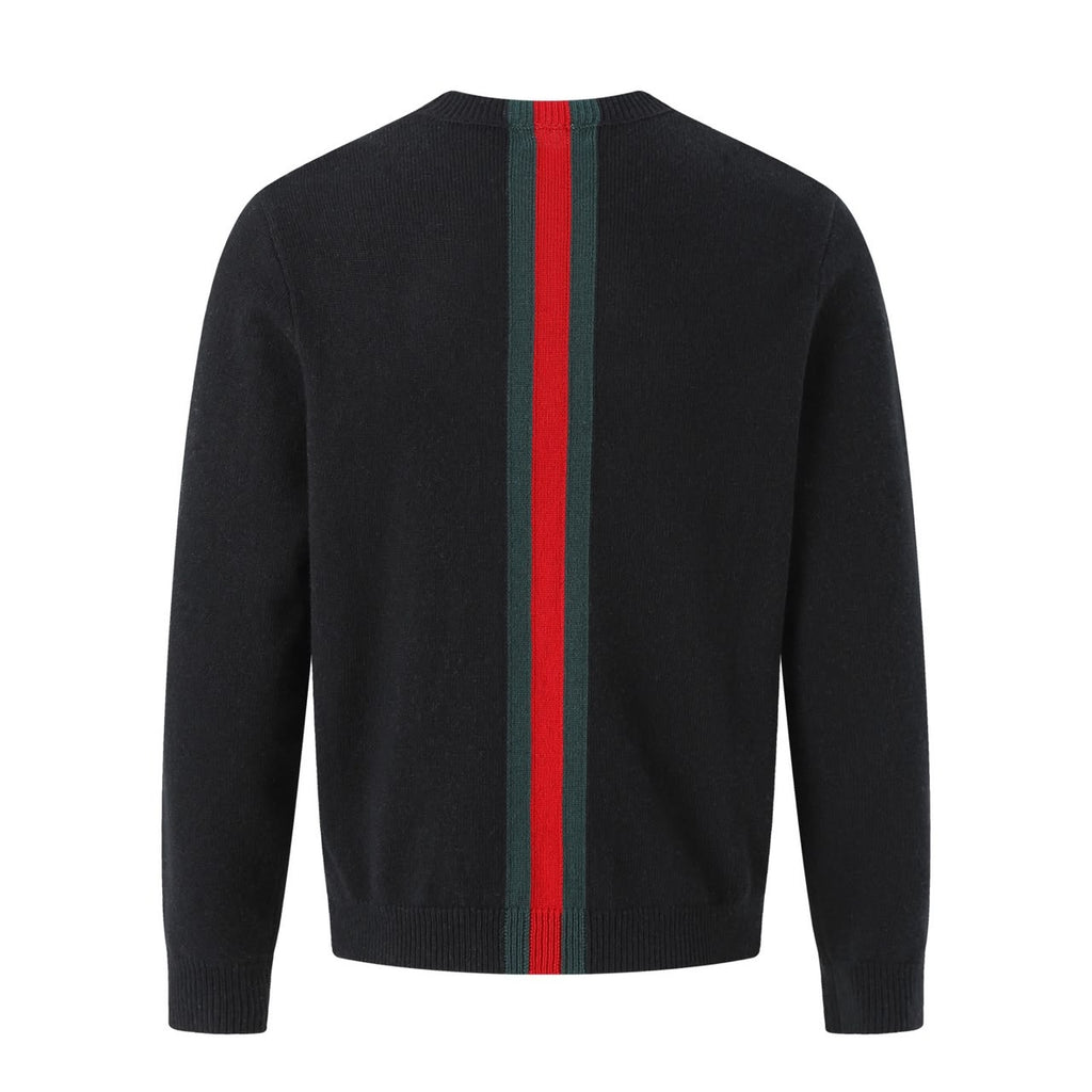 Suéter Gucci de Tricô com Listras Web