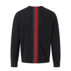 Suéter Gucci de Tricô com Listras Web